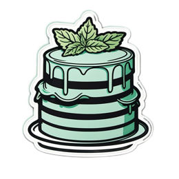 cake mint SVG PNG design with clean design elements