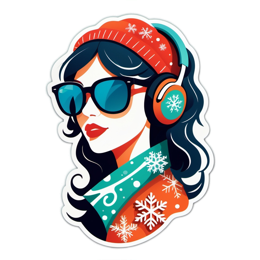 winter accessories SVG PNG design