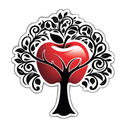 tree apple SVG PNG design
