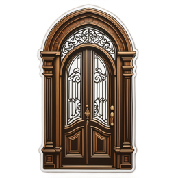 door architecture SVG PNG design