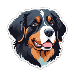 dog portrait sticker SVG PNG design