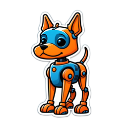 robot dog SVG PNG design