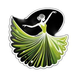 dance elegance SVG PNG design with clean design elements