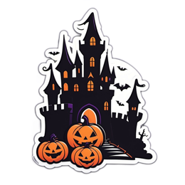 fortress pumpkins SVG PNG design with clean design elements