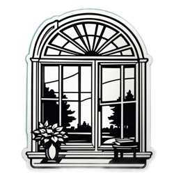 window view plants SVG PNG design