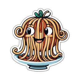 funny cartoon pasta SVG PNG design