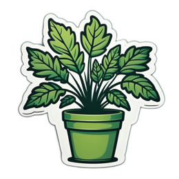 plant greenery SVG PNG design with clean design elements
