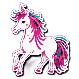 unicorn party SVG PNG design with clean design elements