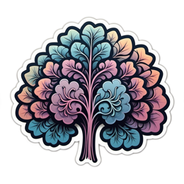 floral colorful illustration SVG PNG design with floral elements
