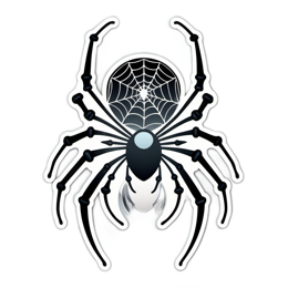 spider web creature SVG PNG design with clean design elements