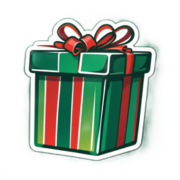 gift wrapping present SVG PNG design with clean design elements