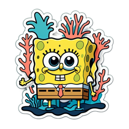 sticker character underwater SVG PNG design