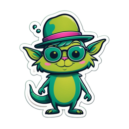 fantasy cartoon cat SVG PNG design