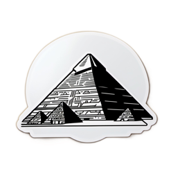 pyramid sticker SVG PNG design