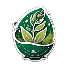 nature plantdesign SVG PNG design with green floral elements