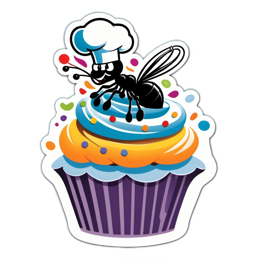 cupcake ant SVG PNG design