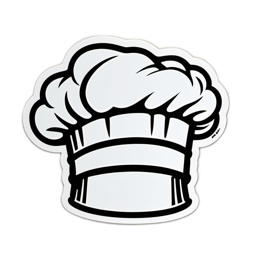 chefs hat SVG PNG design with clean design elements