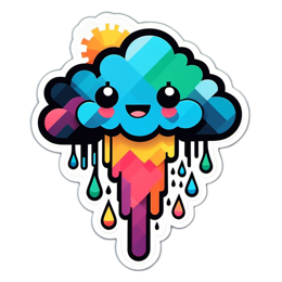 cloud rainbow SVG PNG design