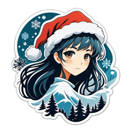 christmas snow SVG PNG design