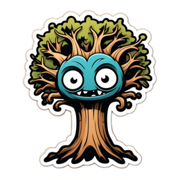 tree character SVG PNG design