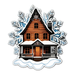 house snowflakes SVG PNG design