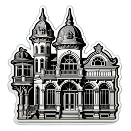 illustration vintage house SVG PNG design