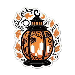 halloween lanterns SVG PNG design with clean design elements