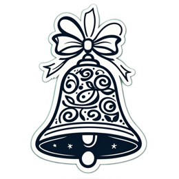bell SVG PNG design with clean design elements