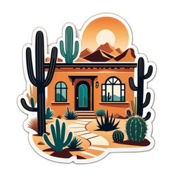 desert cacti SVG PNG design