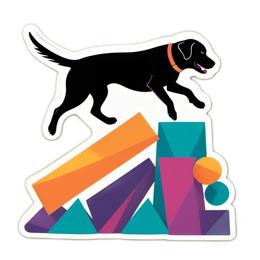 dog shapes play SVG PNG design