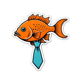 fish tie SVG PNG design