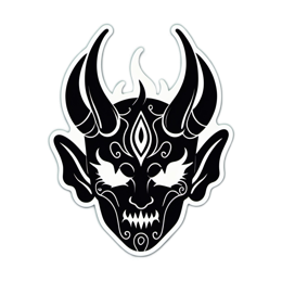 blackdevil SVG PNG design with clean design elements