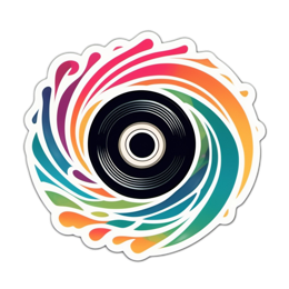 stickers music SVG PNG design with clean design elements