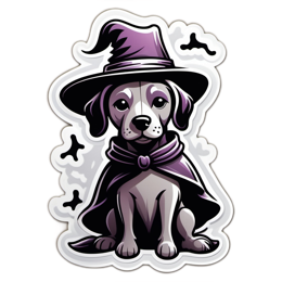 halloween dog witch SVG PNG design