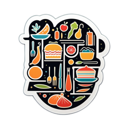 desserts vegetables SVG PNG design with clean design elements