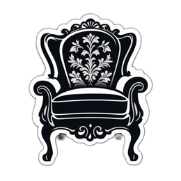 chair detail SVG PNG design with clean design elements