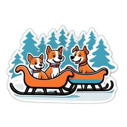 winter sledding SVG PNG design with clean design elements