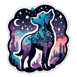 fantasy starry night SVG PNG design