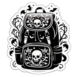skullbackpack SVG PNG design