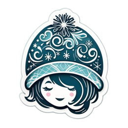 winter sticker SVG PNG design