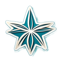 star texture SVG PNG design with clean design elements