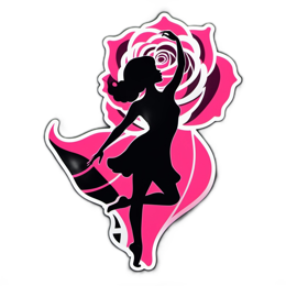 dance floral SVG PNG design