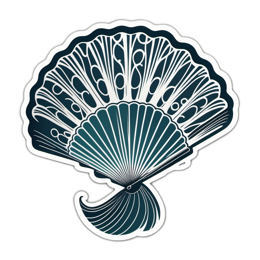 sticker shell SVG PNG design