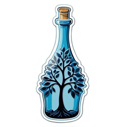 sticker tree water SVG PNG design