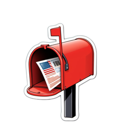 mailbox correspondence SVG PNG design