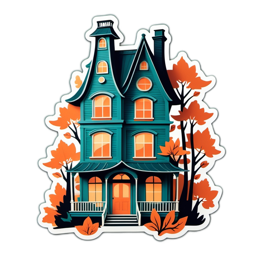 fantasy house autumn SVG PNG design