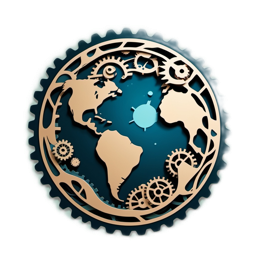 steampunk world SVG PNG design
