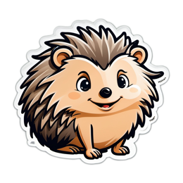 cute hedgehog SVG PNG design with clean design elements