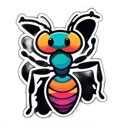 sticker artistic butterfly SVG PNG design with clean design elements