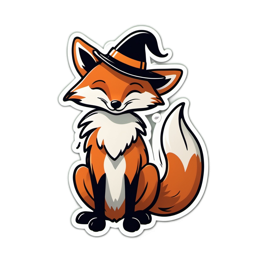 halloween fox SVG PNG design